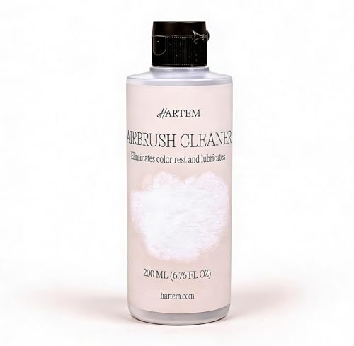 Hartem - Airbrush Cleaner 200 ml (6.76 Fl Oz) with Anti-Spill Cap | Removes Dried Paint, Prevents Clogging and Lubricates Airbrush Mechanisms Without Deterioration - size: Airbrush Cleaner 200ml (6.76 Fl Oz)