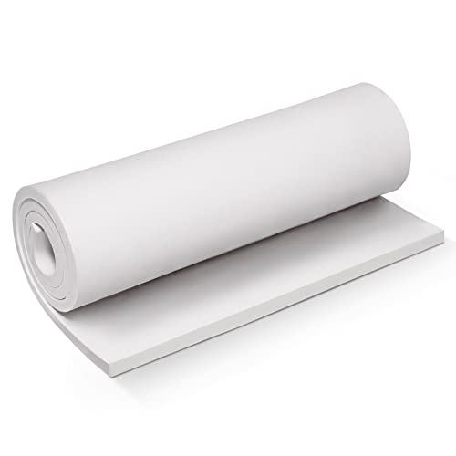 White Foam Sheets Roll, Premium Cosplay EVA Foam Sheet 8mm Thick,13.9"x39",High Density 86kg/m3 for Cosplay Costume, Crafts, DIY Projects by MEARCOOH… - color: White, size: Thickness-8mm