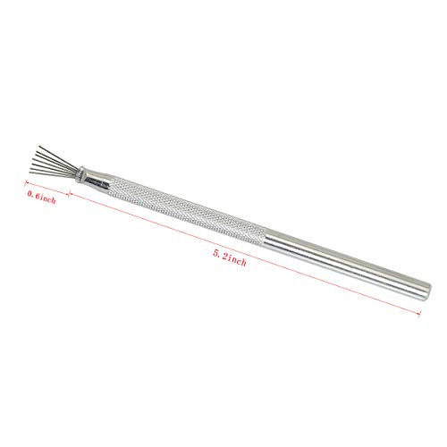 ZYAMY 3IN1 Sculpting Tool Set Feather Pin, Carving Knife and Pro Needle Wire Texture Pottery Clay Tool Kit Brush Tools Ceramics Modeling Tool