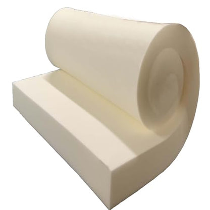GoTo Foam 1" Height x 24" Width x 72" Length 44ILD (Firm) Upholstery Cushion Made in USA - color: Firm, size: 1x24x72