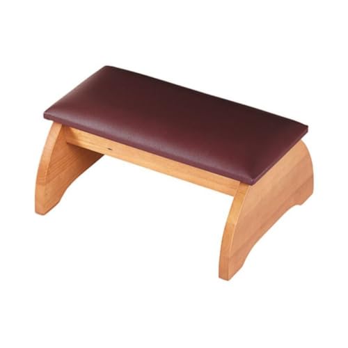 CB Church Supply Solid Maple Personal Padded Kneeler, Compact, Pecan Stain