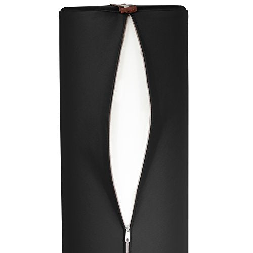 Master Massage 9"x26" Extra Large Full Round Bolster - Black - color: Black, size: 9" Full Round