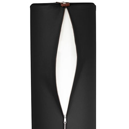 Master Massage 9"x26" Extra Large Full Round Bolster - Black - color: Black, size: 9" Full Round