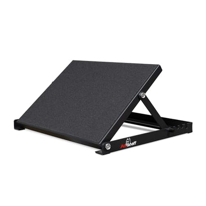 Amstaff Fitness Adjustable Squat Slant Board for Heel Elevating - Non-Slip, High-Density Heel Elevated Squat Wedges for Enhanced Weightlifting, Strength Training, Calf Stretching & Mobility