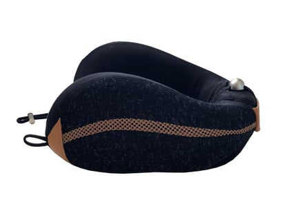 Be Relax Sleep Therapy Pillow (Camel Black). Premium Shape Ergo-Smart. Shiatsu Point. Exclusive Heat Patch to Ease Your Neck Tension. Designed in Paris. - color: Camel Black