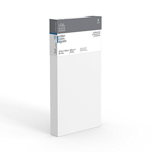 Winsor & Newton Professional Cotton Canvas, 8" x 16" Deep Edge - size: 8" x 16", style: Cotton Deep Edge