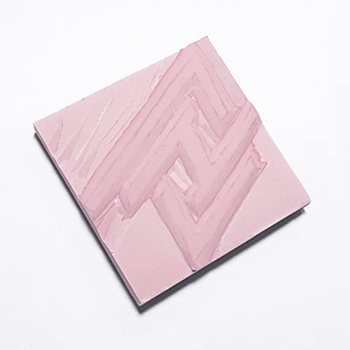 Tosnail 16 Pack Rubber Stamp Carving Blocks, 4 x 6 Inches Soft Linoleum Block for Beginners and Professional Engraving Printing, Stamp Making, Pink