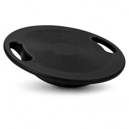 Wobble Balance Board for Exercise & Stability Training, Portable Balance Trainer with Handle, Eco-Friendly Construction, Non-Slip Surface for Core Workouts, Yoga & Home Fitness