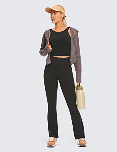 CRZ YOGA 여성용 U 백 스포츠 브라 - color: 블랙., size: X-Small