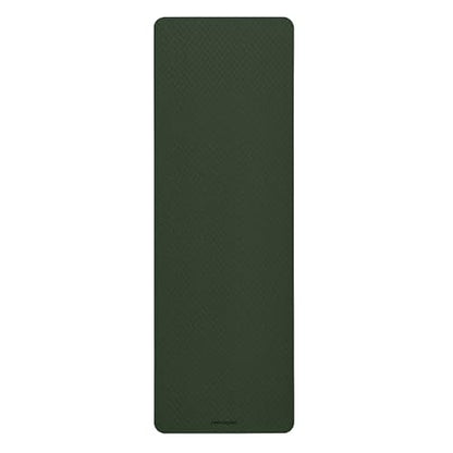 Retrospec Zuma 1/2" Yoga Mat Non Slip Exercise Mat For Pilates, Workout | 72x24x1/2", Gym Mat, Yoga Mat Strap, TPE Yoga Mat, Eco Friendly, Elastic Memory Foam, Moisture Resistant, BPA, Latex Free - color: Wild Spruce