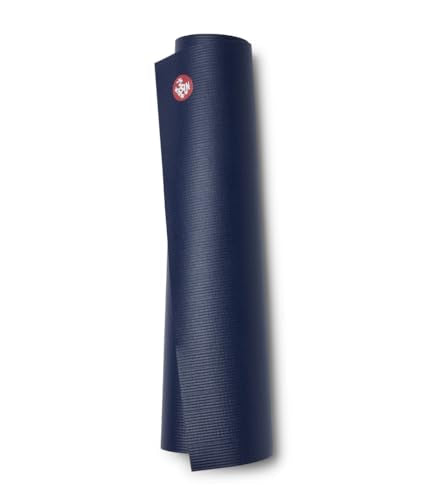 Manduka PROlite Yoga Mat 4.7mm | Lifetime Durability | Hygienic Construction | Teacher Approved - color: Midnight, size: 68" x 24"