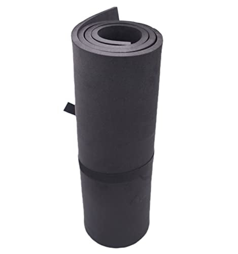 OISAKLD EVA Foam 2mm-10mm 13.7"×39" Craft Foam Sheet 74 kg/m³ Cosplay Foam for Craft Model Cosplay 8mm - color: Black, size: 8mm -Thickness