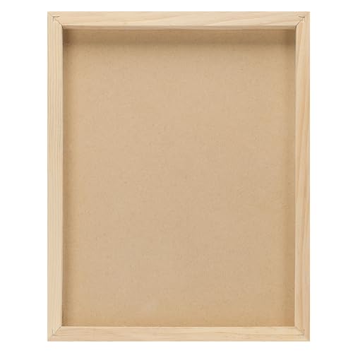 Da Vinci Pro Medium Textured Gesso Panel - 3x3-12 Pack - 2" Depth Wood Panels for Painting - Accepts Mediums Like Canvas - for Oils, Acrylics, Mixed Media, Pastels & Drawing Sticks - size: 3x3", style: 1-5/8" Depth