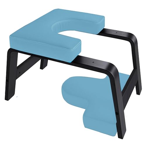 Flex Head Stand Bench - Yoga Inversion Stool for Safe Handstands, Strength Training, and Yoga Poses - 300 lb Capacity, Solid Frame with no Assembly Needed. Includes Nesting Cushion