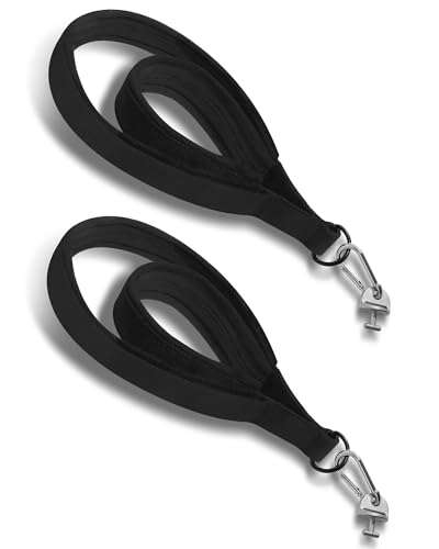 Pilates Loops Fit for Tonal & Reformer Machine, Double Loop Soft Lined Pilates Straps with T Lock Adapter, W/Snap Hooks, D-Ring Straps