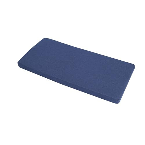 Bench Cushion for Indoor Furniture, Non Slip Window Seat Cushion - color: Navy Blue, size: 60″x14″