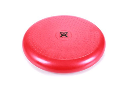 Cando-30-1870 CanDo Inflatable Balance Disc for Balance Training, Proprioception, Strengthening Lower Extremities, Posture, Back Pain, Stress Relief, Restlessness and Anxiety. Red, 14” Diameter - color: Red, size: 13.8" diameter