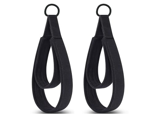 Padded Pilates Straps for Reformer, Double Loop Handles