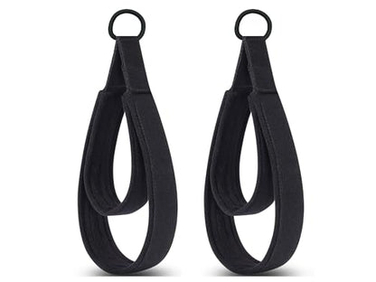 Padded Pilates Straps for Reformer, Double Loop Handles