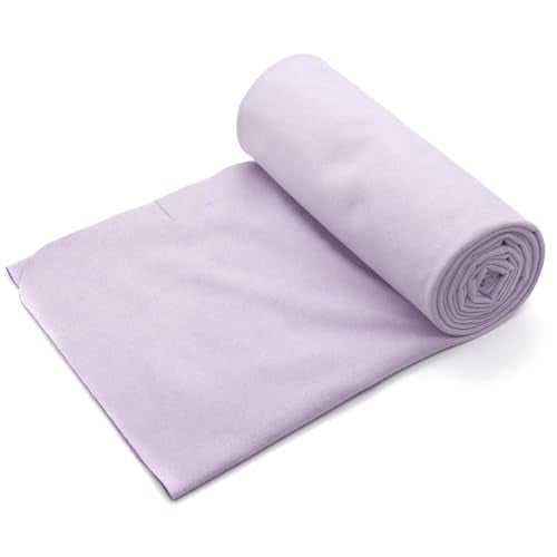 Eunzel Hot Yoga Mat Towel, Soft Suede Microfiber 72" x 26.5" | Super Absorbent, Soft Suede Microfiber, Hot Yoga & Bikram, Comfortable Practice Surface - color: Taro Purple (Yoga Towel, 72"x26.5")