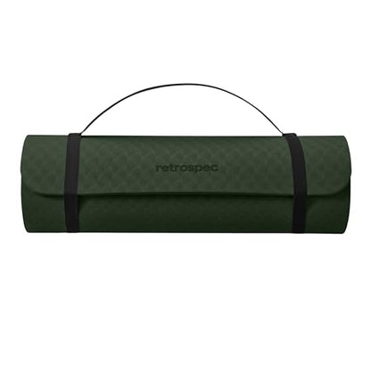 Retrospec Zuma 1/2" Yoga Mat Non Slip Exercise Mat For Pilates, Workout - color: Wild Spruce