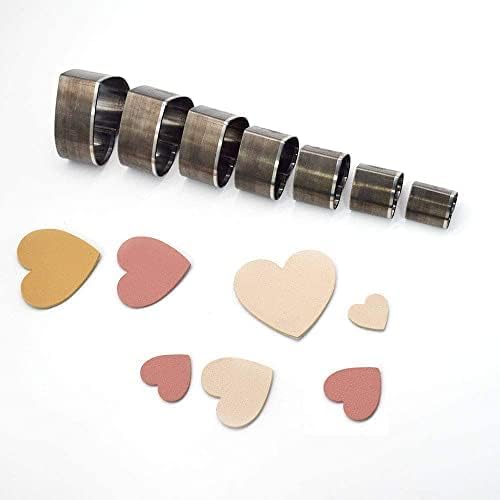 Alloy Steel Heart Sharp Cutting die for Cardboard, Leather, PVC, Fabric Good Helper for Handicraft (Steel03) - color: Steel03