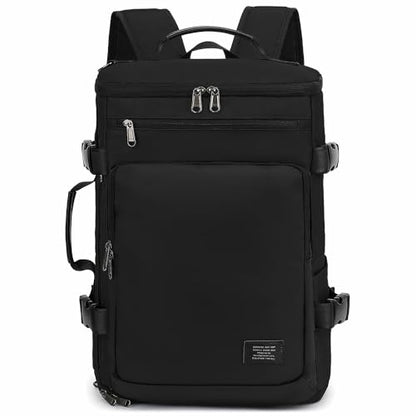 Kalesi Gym Duffle Bag Backpack 4-Way Waterproof with Shoes Compartment for travel Sport Hiking laptop - color: Business-black