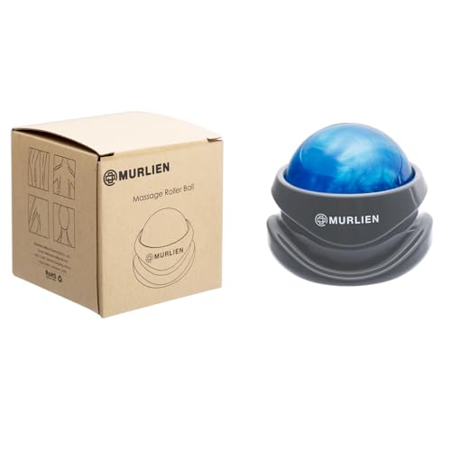 Massage Roller Ball, Tight and Sore Muscles Relief, Manual Massager, Alleviating Shoulder, Arms, Back, Legs, Calves or Muscle Tension | Alleviating Shoulder, Arms, Back, Legs, Calves or Muscle Tension - Blue - color: Blue