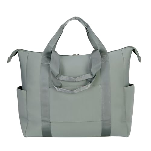 Jessica Simpson Countryside Travel Tote with Zipper Shoulder Carry On Work Bag for Women - color: Chinois Green