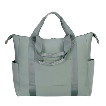 Jessica Simpson Countryside Travel Tote with Zipper Shoulder Carry On Work Bag for Women - color: Chinois Green