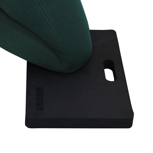 Yoga kneeling mat, 1.5inch Thick,Knee Push-ups, Plank Support & Yoga Elbows/Knees Mat Provides Cushion for Kneeling & Elbows - color: black