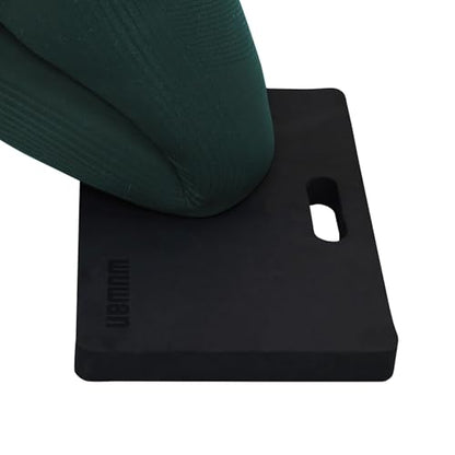 Yoga kneeling mat, 1.5inch Thick,Knee Push-ups, Plank Support & Yoga Elbows/Knees Mat Provides Cushion for Kneeling & Elbows - color: black