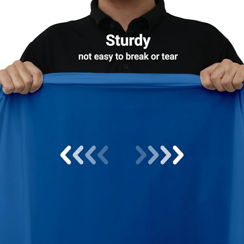 Auros 10-Pack Blue Plastic Table Cloth, 84" Round Disposable Table Cover | Waterproof, Spill-Proof & Throw Away Table Cloth, Easy Cleanup for Party, Birthday, Wedding, Graduation, Picnic, Sky Blue - color: Sky Blue, size: 84" Round