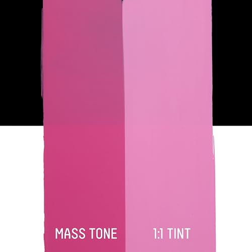 Liquitex BASICS Acrylic Fluid Paint, 4-oz Bottle, Medium Magenta | Super Versatile, Fine Art Pigments; Fluid Consistency, Vibrant satin colors, Permanent, Lightfast, Water-Resistant Finish - color: Medium Magenta, style: 118ml (4-oz)