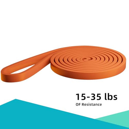 Resistance Bands, Pull Up Bands, Pull Up Assist Band Exercise Bands for Men & Women Working Out, Body Stretching, Physical Therapy, Muscle Training - color: Orange