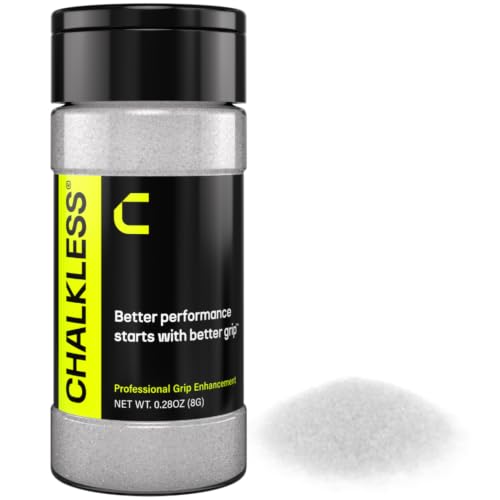 Chalkless Grip Enhancer - Premium Liquid Chalk Alternative & Less Mess Hand Chalk for Weightlifting, Powerlifting, Yoga, Gaming, Climbing, and More, Non-Toxic Long-Lasting & Reliable - style: 8 Gram