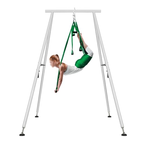 KUAFU 9.6 FT Portable Stand Yoga Swing Stand 551 LBS Aerial Yoga Frame Yoga