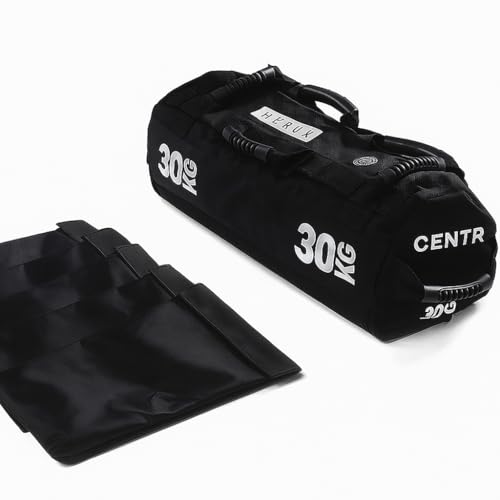 CENTR x HYROX Competition Sandbag – Training Bag with 7 Handles, Cordura® Nylon Construction with Reinforced Double-Stitched Seams and Non-Slip Handles, 10/20/30 kg – HYROX Gear - size: 30 kg
