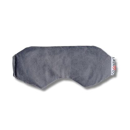 Lava Eye Mask | Lava Sand Weighted Heating & Cooling Pad | Strapless Eye Relief | Microwavable, Washable, & Odorless | Made by Lavayoo