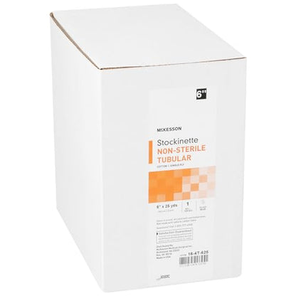McKesson Tubular Stockinette, Cotton Under Cast, Beige, 6 in x 25 yd, 1 ct | Non-Sterile, Cotton Under Cast Compression Bandage