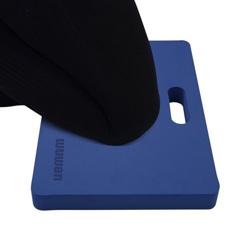 Yoga kneeling mat, 1.5inch Thick,Knee Push-ups, Plank Support & Yoga Elbows/Knees Mat Provides Cushion for Kneeling & Elbows - color: Dark blue