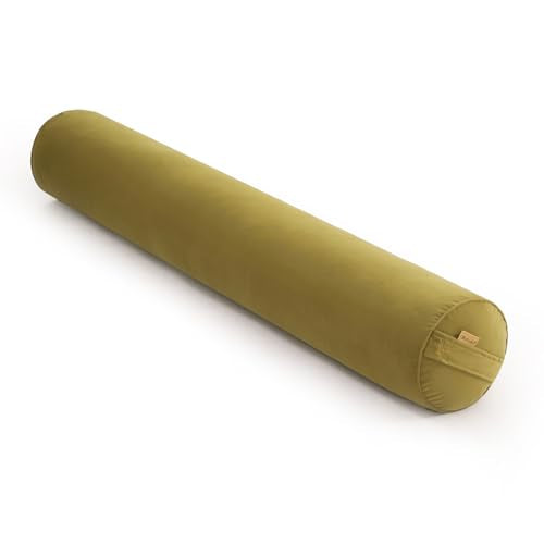 Body Pillow for Adults,Long Round Pillow,Big Cylindrical Pillow,Large Full Bolster Pillows for Side Sleepers (Golden Yellow, 47.24"*7.87") - color: Golden Yellow, size: 47.24"*7.87"