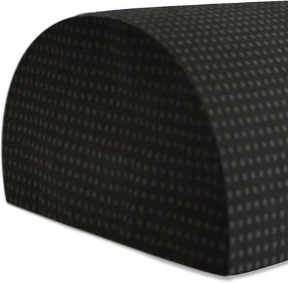 Half Moon Pillow for Leg Elevation | Ankle Knee Neck and Lumbar Support Bolster | Non-slip Removable Washable Cover by Comfort Home | Comfort Home Half-Round Footrest Cushion with Non-slip, Removable, Washable Cover, 16" long x 7.5" wide x 4" high