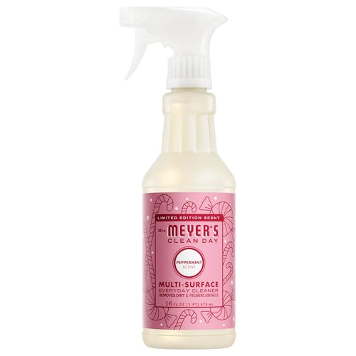 MRS. MEYER'S CLEAN DAY Multi-Surface Cleaner, Peppermint, 16 fl oz - size: 16 Fl Oz (Pack of 1)