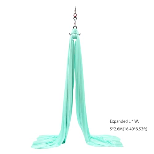 Aerial Silks Equipment, Yoga Hammock Practice Kit - size: 16.40*8.53 ft