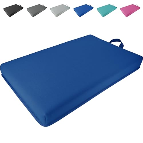 Extra Thick Kneeling Pad, Bath Kneeler Pad, Garden Kneeling Pad for Knee, Water Resistant Soft Memory Foam Cushioning for Workout, Yoga, Bathing, Physical Therapy, Prayer Pillow, Blue - color: Blue