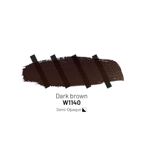 Acrylic Inks for Artists - Dark Brown Acrylic Ink, 3.38 Fl Oz (100 ml) | Highly Concentrated, Multifunctional Liquid Acrylic Paint - color: Dark Brown