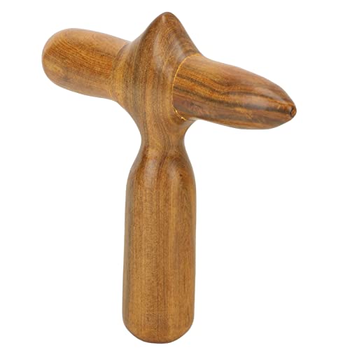 YUYTE Wooden Foot Massage Stick Ergonomic Reflexology Tool | wood acupressure roller, handheld design for tired feet relief, deep tissue muscle relaxation for hands