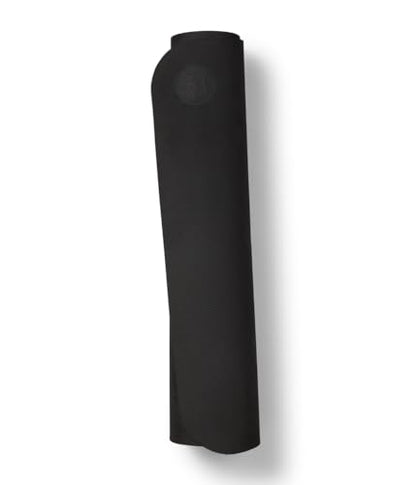 Manduka Begin Yoga Mat 68" - 5mm Cushioning | Comfortable, Lightweight & Reversible with Alignment Stripe | Budget-Friendly | 68 x 24 inches - style: Black