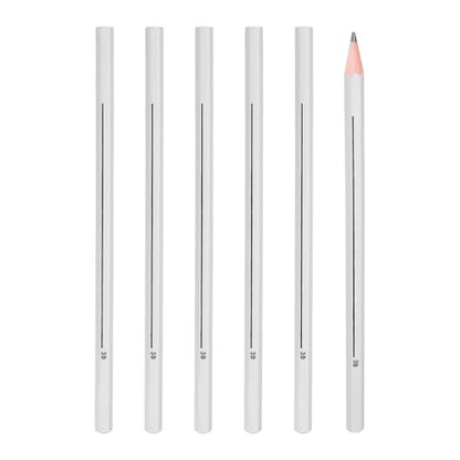 PATIKIL 3B Graphite Pencils for Drawing, 6Pcs Sketching Pencils Wood Art Supplies Set Hexagonal Pen Break-Resistant Lead for Painting Sketching Artist Design - style: 3B